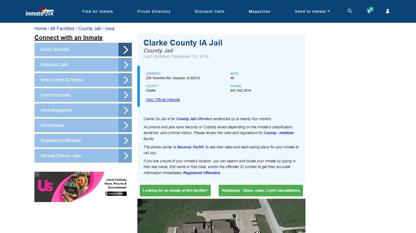 Clarke County IA Jail - Inmate Locator - Osceola, IA